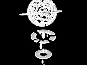 peach blossom island - basilica - rotary magic ball Modelo 3D