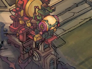 peach blossom island - robot wars drums 3D Model