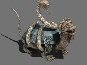 basalt - bronze stone 3D Модель