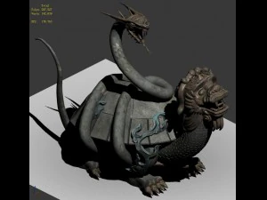 basalt - bronze stone 3D Model