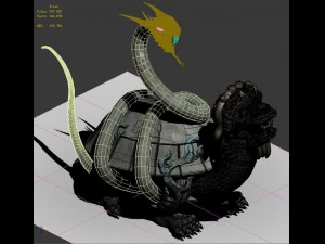 basalt - bronze stone 3D Model