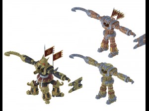 war machine - mechanical strange 3D 모델