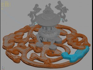 zhongnanshan - refining drug tripod 3D-Modell