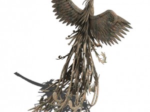 suzaku - bronze stone carving 3D Model