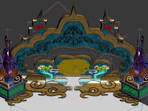religion - light curtains 3D Model