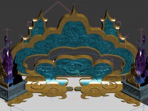 religion - light curtains 3D Model