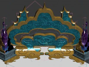 religion - light curtains 3D Model