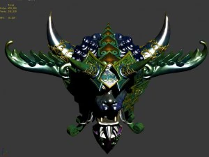 religious altar - ngau tau 3D Model