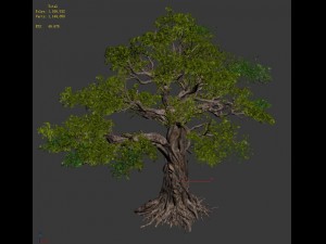 trees - huanglongshan trees 3D-Modell