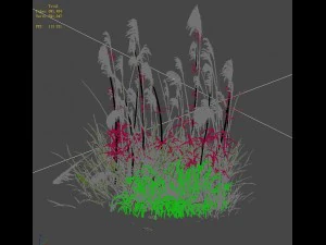 lakeside plants - reed 02 3D Model