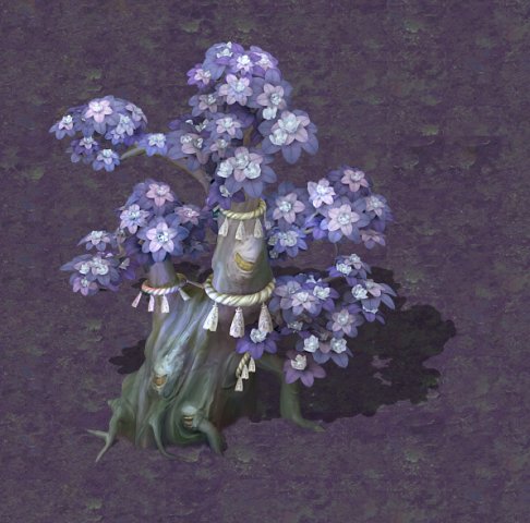 cartoon hell - soul flower tree 03 Model 3D .c4d .max .obj .3ds .fbx .stl .blend 
