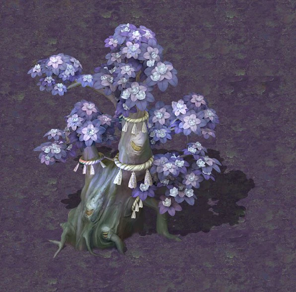 cartoon hell - soul flower tree 03 3D Model .c4d .max .obj .3ds .fbx .stl .blend 