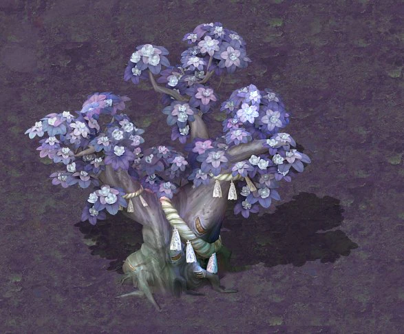 cartoon hell - soul flower tree 04 3D Model .c4d .max .obj .3ds .fbx .stl .blend