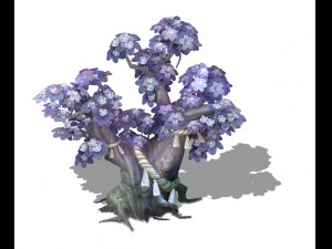 cartoon hell - soul flower tree 04 Modelo 3D