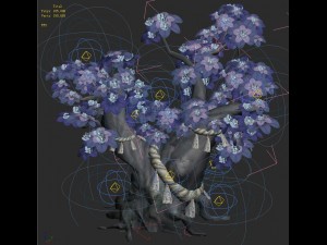cartoon hell - soul flower tree 04 Modelo 3D