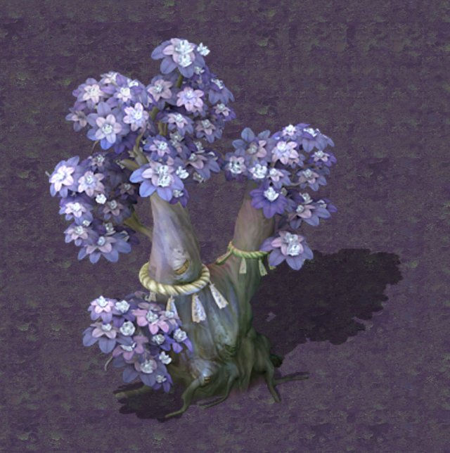 cartoon hell - soul flower tree 05 3D Model .c4d .max .obj .3ds .fbx .stl .blend 