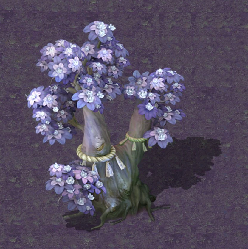 cartoon hell - soul flower tree 05 3D Model .c4d .max .obj .3ds .fbx .stl .blend