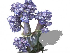 cartoon hell - soul flower tree 05 3D Model