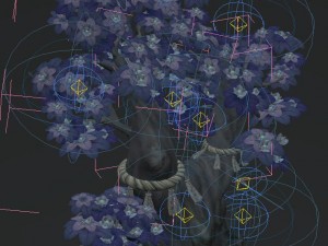 cartoon hell - soul flower tree 05 3D Model