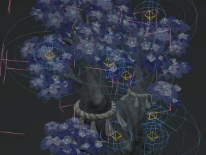 cartoon hell - soul flower tree 05 3D Model