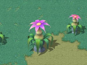 cartoon sky city - hibiscus flower 3D Модель