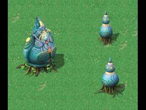 cartoon sky city - nu wa xuanqing stone 3D Model