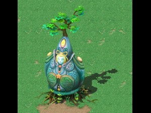 cartoon sky city - nu wa xuanqing stone 3D Модель