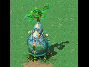 cartoon sky city - nu wa xuanqing stone 3D Model