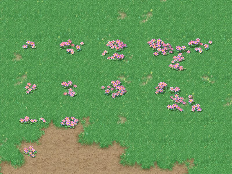 cartoon sky city - xianjie wildflowers 01 3D Model .c4d .max .obj .3ds .fbx .stl .blend 