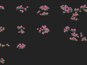 cartoon sky city - xianjie wildflowers 01 Modèle 3D