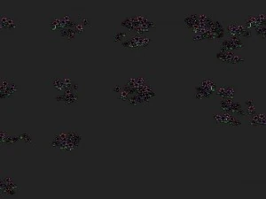 cartoon sky city - xianjie wildflowers 01 3D Model