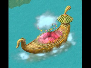 cartoon sky city - once upon a time 3D Модель