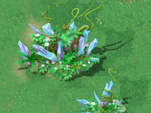 ciudad del cielo de dibujos animados - piedra de suspensi&oacute;n inferior Modelo 3D