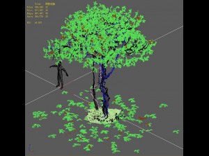 forest - large broadleaf 01 3D Model