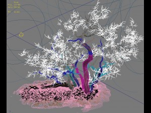 desert barracks - dead tree 04 3D 모델