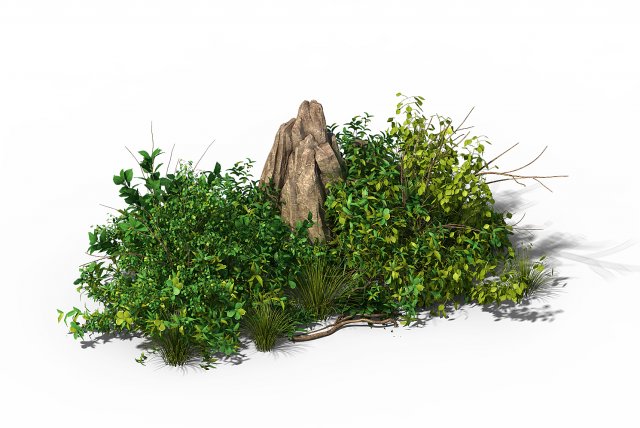 general plant - flowers 37 3D Model .c4d .max .obj .3ds .fbx .stl .blend 