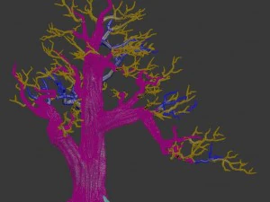 plant - wind are grass dead tree 06 3D Model