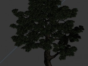 horde plants - big trees 02 3D मॉडल