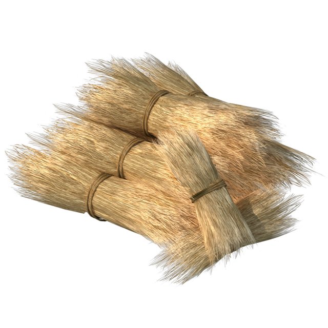 straw 05 Modelo 3D .c4d .max .obj .3ds .fbx .stl .blend 