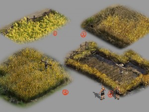 paddy field 04 3D 模型