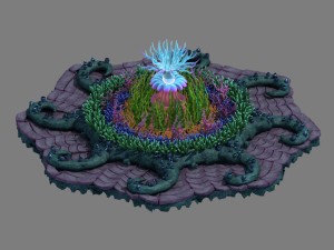 submarine plant - sea anemone Modelo 3D