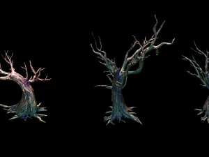 dark forest - dead tree 01 3D Model