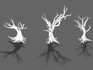 dark forest - dead tree 01 3D Model