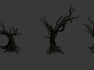 dark forest - dead tree 01 3D Model