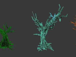 dark forest - dead tree 01 3D Model