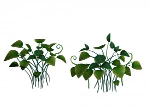 foresta dei cartoni animati - albero pianta marina 01 Modello 3D