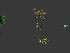 cartoon forest - plant 33 3D Модель