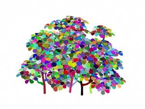 cartoon plant - shrub Modello 3D