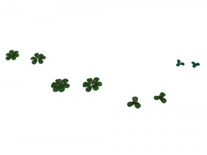 cartoon plant - clover 3D Model