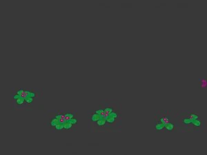 cartoon plant - clover 3D Model